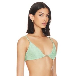 DEVON WINDSOR ❤️‍🔥 GENEVIEVE BIKINI TOP IN MINT NWT SIZE XL